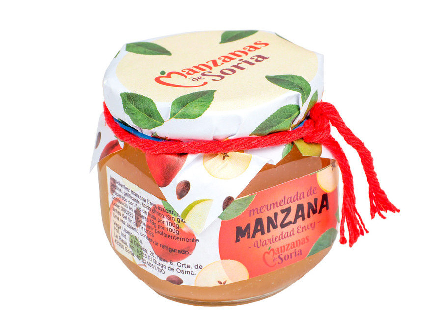 Mermelada de Manzana de Soria variedad ENVY envase 210 grs.
