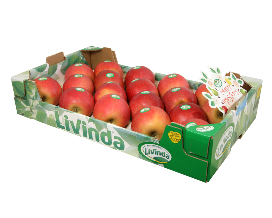 Caja de Manzanas DE 18 UNIDADES Variedad FUJI de Soria 4,5Kg aprox
