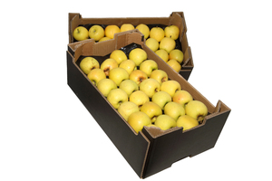 Caja de Manzana Golden Delicius pequeña dulce 7 kg