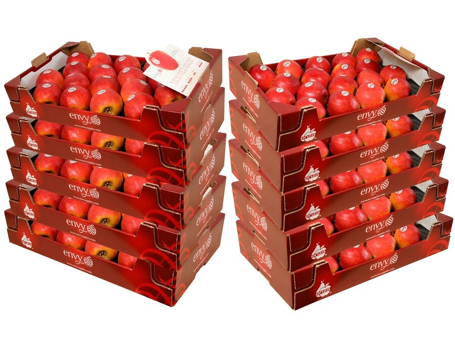 10 Cajas de Manzanas DE 18 UNIDADES Variedad ENVY de Soria 45 Kg aprox.