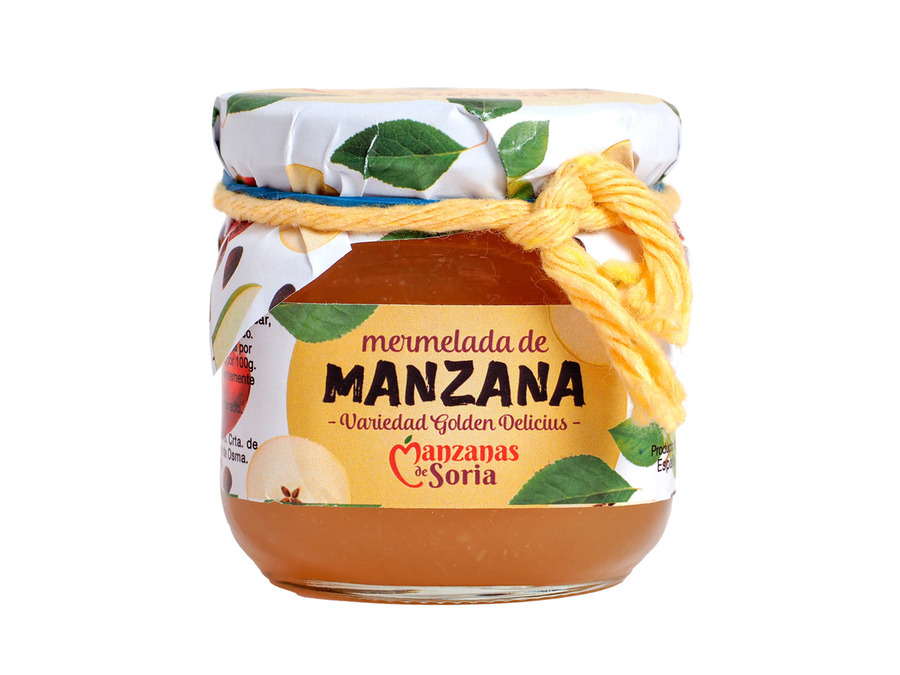 Caja 12 uds. Mermelada de Manzana de Soria 210 GRrs Variedad GOLDEN